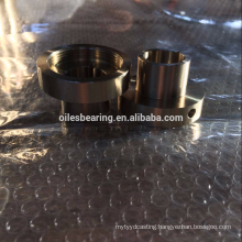 variant CuZn25Al5 solid bronze bearing,Copper alloy Flange bush,excellent performance OEM casted oiless bush